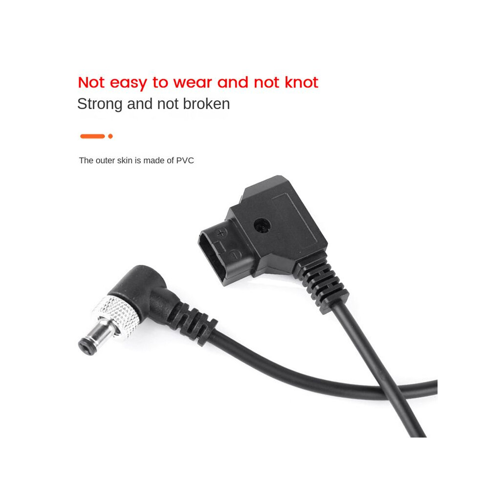 D-Tap Plug To Port Monitor Supply Cable Spring Power Wire With Lock For Bmpc/Atomos/Bestview Monitor 4711672624680