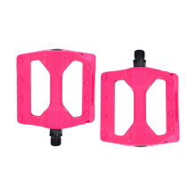 Lichtgewicht pedalen, vervangingsonderdelen met reflectoren, platte pedalen, roze