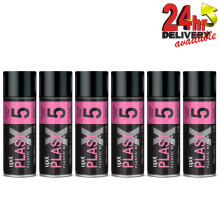Upol PLAS/5B Plast X BLACK PAINT Plastic Bumper Trim Aerosol 400ml U-Pol X 6