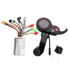 Controller 48V + Misuratore di Chilometraggio ZQ-100 con Display un 6 Pin per Scooter Elettrico Regolabile un Velocità Chiave per Scooter Elettrico