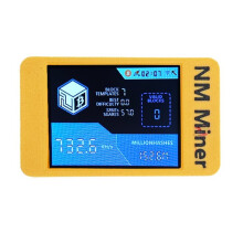 730Kh/S Harshrate BTC Miner NMMiner NerdMiner+ Case Bitcoin Crypto Solo Miner 2.8 Inch Display B