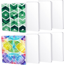 8 Pack Monoprinting Print Plates 6 X 6 Inch Reusable Silicone Plate Class Printing Plates for Art Printmaking for Making