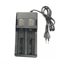2-Slots Li-Ion Battery Charger 3.7V 18650 16340 14500 Li-Ion Rechargeable Battery Charger 18650 Battery Charger EU Plug
