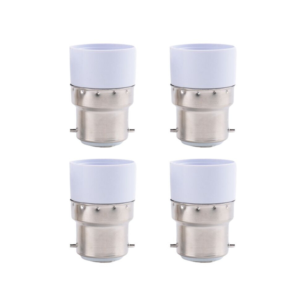 Ac 220V B22 To E14 Base Socket Lamp Bulb Adapter Holder 4Pcs Light 6031949391649