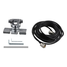 RB-400 Car Antenna Mount Bracket with 5M Extension Coaxial Feeder Cable Adjustable for QTY TYT Mobile Car Radio Antenna