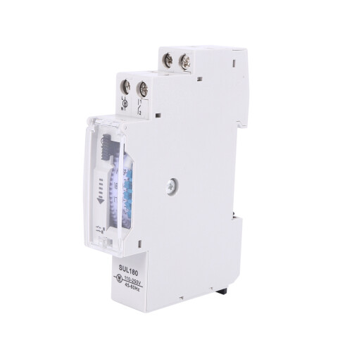 SUL180a 15 Minutes Mechanical Timer 24 Hours Programmable Din Rail Timer   Relay Measurement Analysis Instruments New