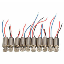 10Pcs Cell Phone Coreless Vibration Motor Vibrator 4x8mm 1.5-3V RC Toys