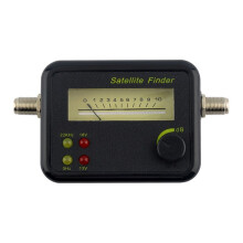 Plastic Black Digital Lcd Display Satellite Signal Finder Meter Tester With Excellent Sensitivity Satellite Tv Receiver