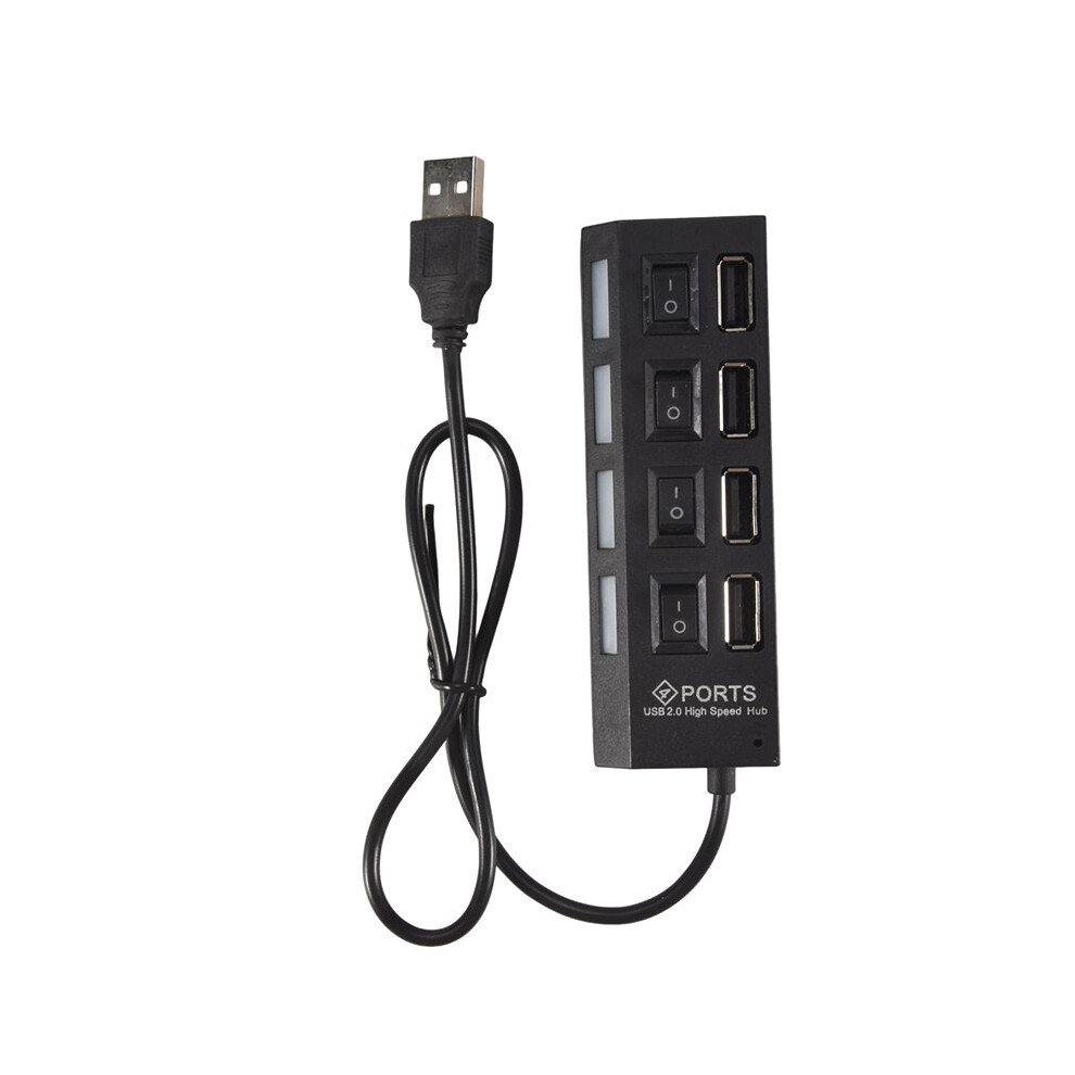 Usb4 Port 2 Splitter With Hub 4-Hole Independent Hub Usb2.0 Hub Multifunction 6132286785525