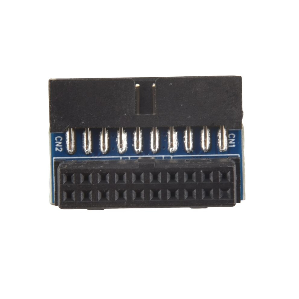 Usb 3.0 90 Degree Adapter Usb 3.0 20Pin Male To Female L Turn Right Angle Power Adapter Motherboard Down Angled Black 6032031596515