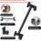 Κεφαλή ντους βροχής με ρυθμιζόμενο βραχίονα 11'', ντους βροχής υψηλής πίεσης από 2