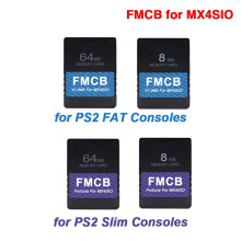 64MB FMCB Card V1.966 for PS2 MX4SIO SIO2SD Card Adapter Installed OPL for Playstation2 Game Consoles,for PS2 Slim