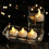 Conjunto de 12 velas flutuantes de LED brancas de 3,8 cm 3