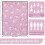 Πολύ μεγάλη κουβέρτα πικνίκ Pink Unicorn 60"x80" – Αδιάβροχη, ανθεκτική στην άμμο, 3