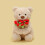 Cute Teddy Bear Plush with Red Rose Romantic Gift 5