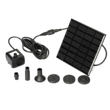 Pompe à Eau Solaire Panneau Solaire Fontaine Pompe Piscine ÉTang Jardin Eau Arroseur PulvéRisateur pour Oiseau Bain ÉTang DéCoration de Jardin