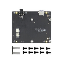 Placa de ExpansióN de Almacenamiento X825 V2.0 para Raspberry Pi 4B X825 NAS, Placa de ExpansióN de Unidad SSD de Disco Duro  de 2,5 Pulgadas