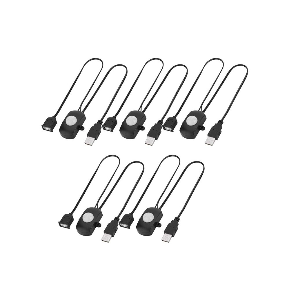 5Pcs 5V/12V/24V Usb Pir Infrared Motion Detector Sensor For Led Light Strip Intelligent Body Motion Sensor(A) 4711801866530