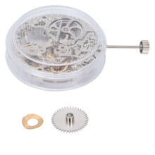 6498 Mechanical Watch Movement 21600 Bph for ETA 6498 Watch Hand Winding Hollow Skeleton Movement Replacement