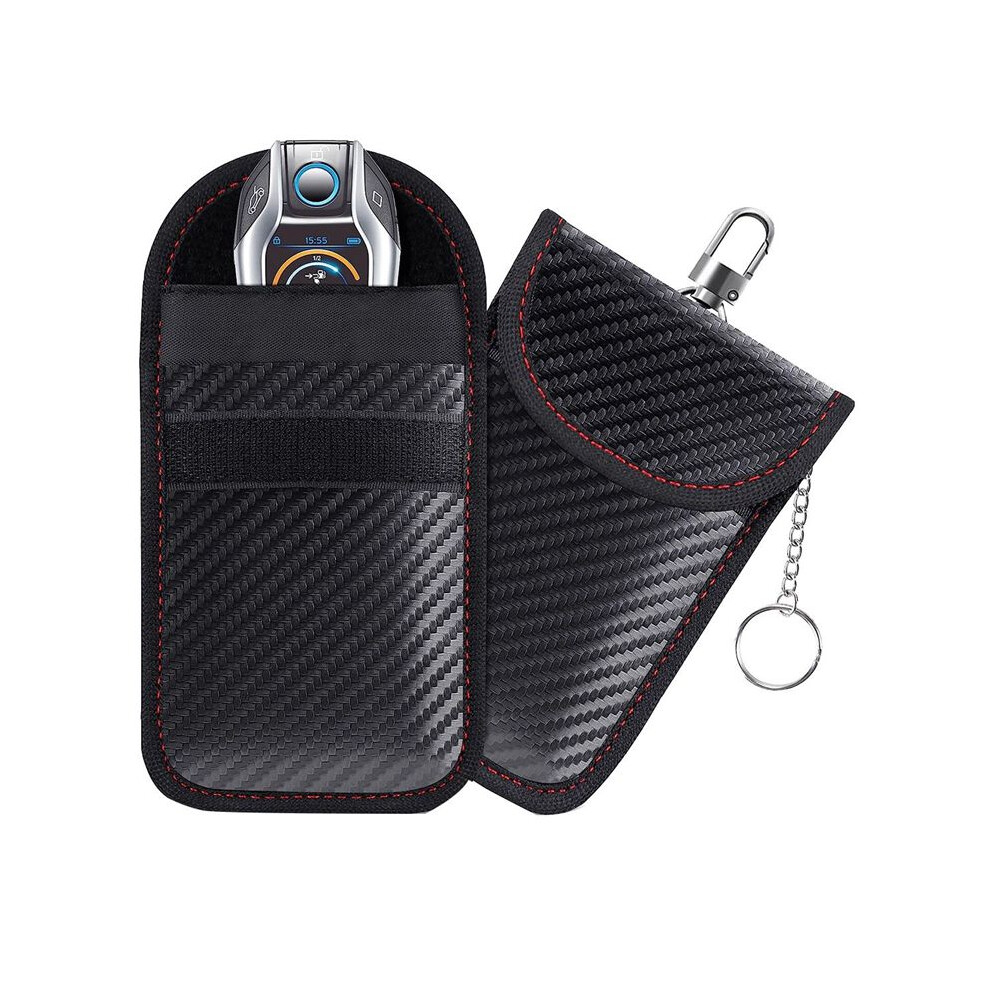 2 Pack Faraday Bag For Key Fob, Faraday Cage Protector, Car Rfid Signal Blocking Key Protector, Anti-Theft Faraday Bag 6032757590620