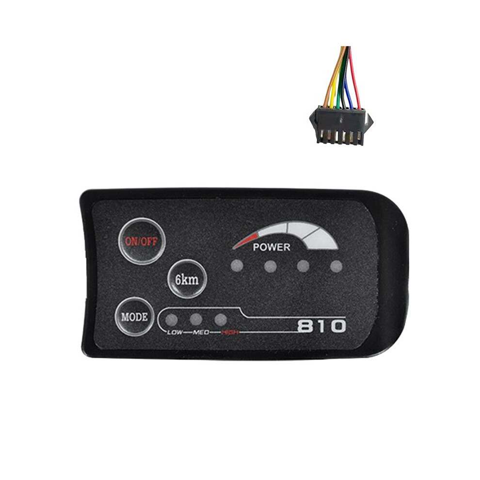 Sm 6Pin S810 E-Bike Led Display Meter 36V Ip65 Uart Protocol For Electric Bicycle Electric Bike Meter 6034186084718