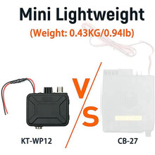 KT-WP12 Car Walkie Talkie VHF UHF Dual Band Handheld Microphone Display and Control Scrambler Mobile Radio