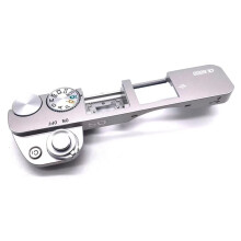 Unité de Boîtier de Couverture Supérieure A6000 pour ILCE-6000, Couvercle Supérieur de Composant de Mise Sous Tension Argent