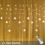 Snowflake Icicle Lights 13ft 18 Snowflakes 8 Modes 2