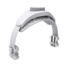 For Meta Quest 3/2/Pro/Pico4 VR Headset Silicone Comfort  Strap with Adjustable VR Decompression  Straps - White