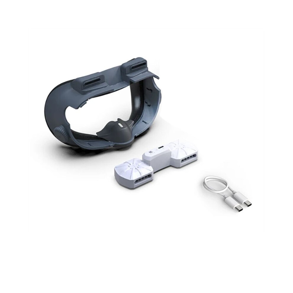 Cooling Fan For Meta Quest 3 Face Pad Active Ventilation Air Circulation Breathable Facial Interface Vr Headset Cover 6033075612025