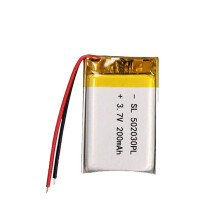 Batterie Rechargeable Lipo Polymère 200 MAh 502030 pour Casques , Machines à Chanter, Enregistreurs de Voiture et Appareils Électroniques