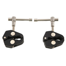 2 Pack for Magic Arm Clamp Crab Pliers Rod Clip with 1/4 3/8 Thread for Ronin Camera Monitor Studio LED Light