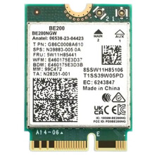 BE200 WIFI 7 Carte Wifi Sans Fil WiFi 6E BE200NGW 5.4 802.11AX Tri-Band M.2 NGFF Adaptateur RéSeau