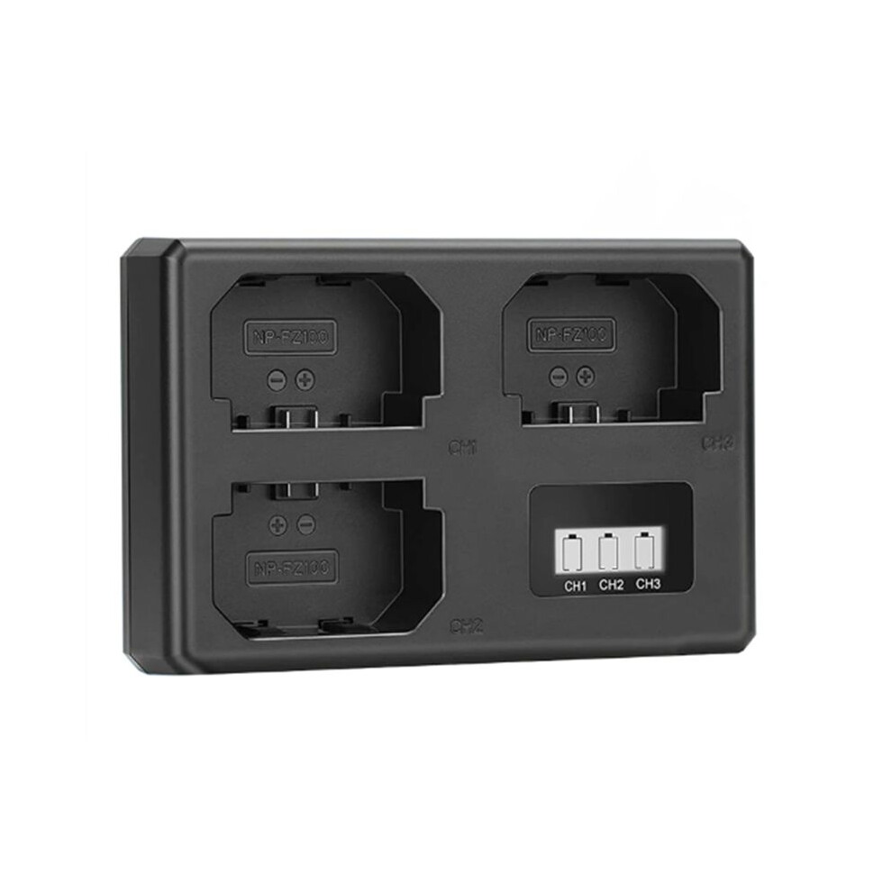 Np-Fz100 Npfz100 Battery 3 Slot Charger For Camera Alpha A7r3 A6600 A6700 A7m3 Arr4 A7r4 A7r5 A7iii Zv-E1 Fx3 6031515025800