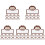 50Pcs Practical Brown Iron on Clothing Labels for DIY Sewing 4