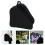 3Pcs Roller Skates Storage Pouch Black Durable Zippered Shoe Case 11