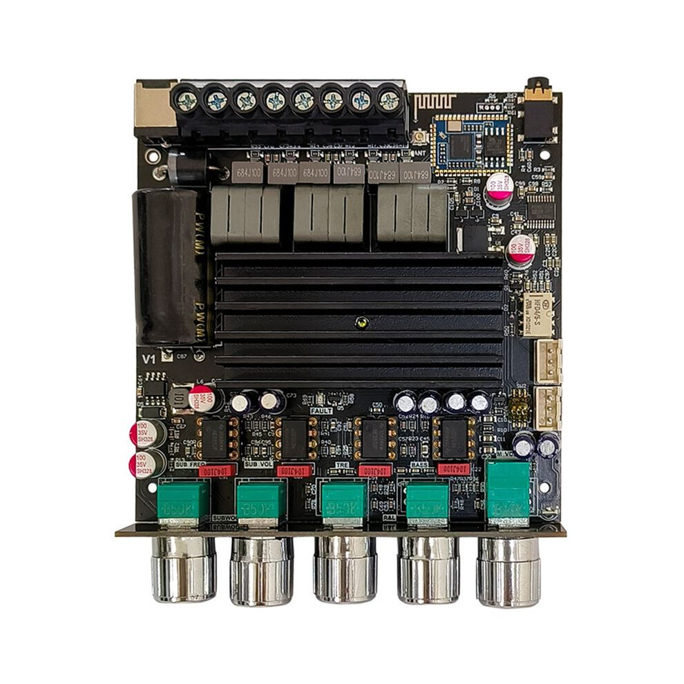 Zk-Aptx1 Digital Amplifier 2.1 Channel Bt Amplifier Board 100W+100W+200W Bass Amp Qcc3034+Tpa3221 A 4711480243004