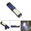 Υπέροχος επαναφορτιζόμενος φακός USB COB και LED USB, βάση εργασίας με μαγνητικό 8