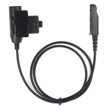 Headset Adapter Tactical U94 PTT Cable Plug for UV-9R UV-XR BF-A58 BF-9700 -3WP Portable Walkie Talkie