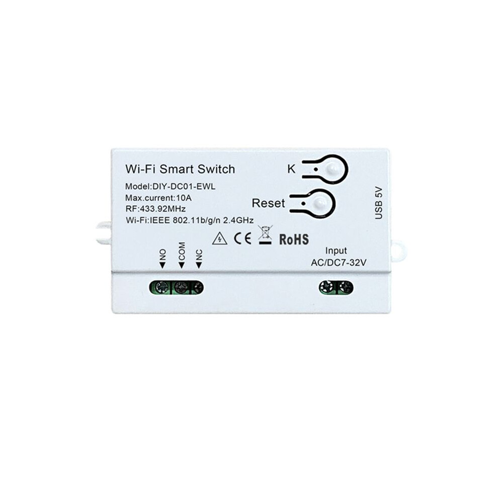 Wifi Ewelink Diy Timer 1Ch 7-32V Rf433 2.4G Wifi Smartlife Home Automation Module For Alexa Home 4713630014694