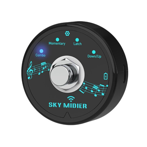 5.1 Wireless MIDI Controller Rechargeable Portable MIDI Foot Controller Pedal Wireless MIDI System