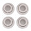 4PCS Non Slip Rubber Pool Ladder Bumper Impact Resistant Replacement 9