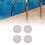 4PCS Non Slip Rubber Pool Ladder Bumper Impact Resistant Replacement 1