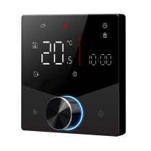 WiFi Water Heating Thermostat Water Boiler Temperature Control Tuya APP Control for Alexa Voice-Black