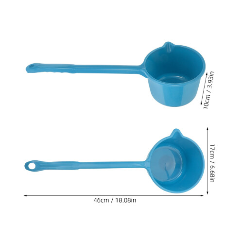 3-Piece PP Water Ladle Set with Long Handles 1