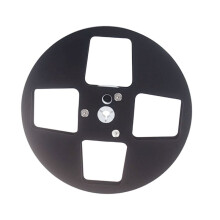 New 7In Light Metal Aluminum Take Reel for Reel to Reel Tape Recorders(Black)
