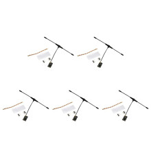 5PCS ELRS 2.4GHz LRS Receiver with T Type Antenna Support Wifi Upgrade for RC FPV Traversing Drones Parts