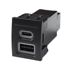 Car Phone Charger Socket Double QC3.0 Type C PD USB Charging Power Adapter for 9n 9n3 04-11