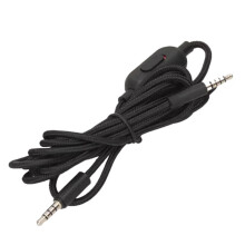 Braided Replacement Cable Extension Cord Wire for G233 G433 GPROX Gaming Headset with Mute Volume Control Clip
