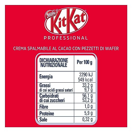 KITKAT Chocolate Untable con Trocitos de Galleta, cubo 3kg 1